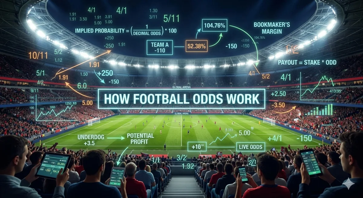 How Football Odds Work: A Simple Guide for Beginners